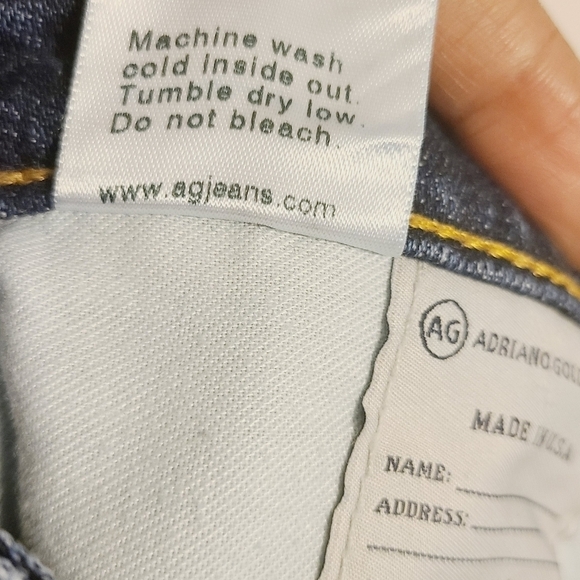 Ag Adriano Goldschmied | Women's Slightly Distressed Ballad Jeans (Size 28R) - Picture 9 of 15
